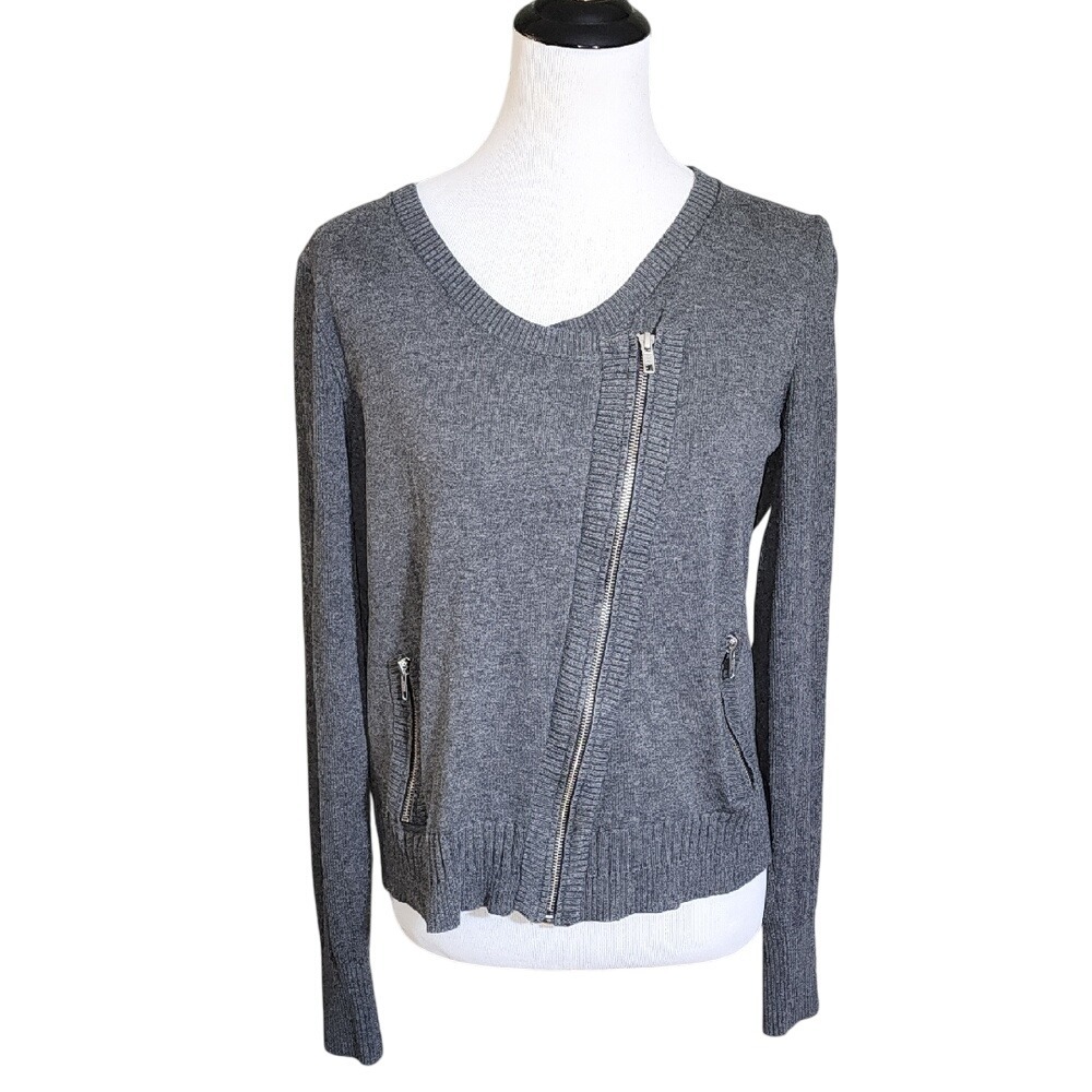 Victoria's Secret Gray Moto Cardigan Size XL